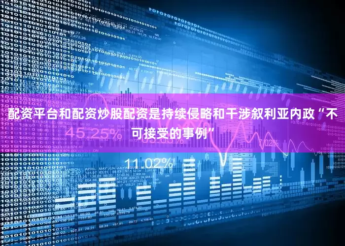 配资平台和配资炒股配资是持续侵略和干涉叙利亚内政“不可接受的事例”