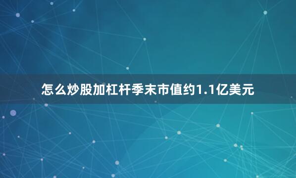 怎么炒股加杠杆季末市值约1.1亿美元